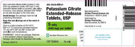 Potassium Citrate Fda Prescribing Information Side Effects And Uses