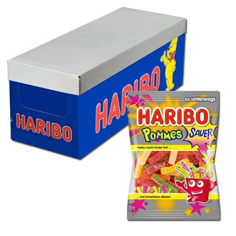 Haribo Pommes Sauer Fruchtgummi Beutel G S Igkeiten Online