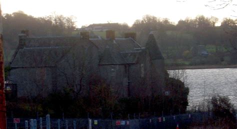 Photo Gallery Of Dunglass Castle Bell Memorial Obelisk And Old Docks On River Clyde At Bowling