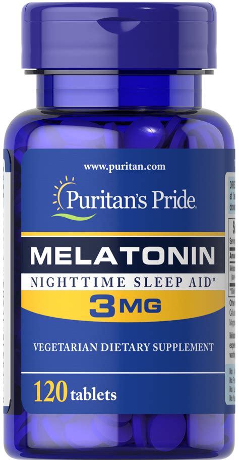 Puritans Pride Melatonin 3 Mg