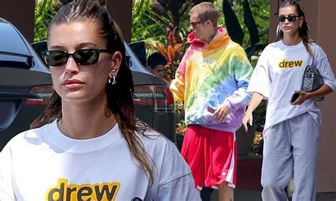 Hailey Bieber And Husband Justin Enjoy A Brunch Date At The Beverly Hills Hotel Daily Mail Online