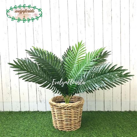 Jual Pohon Hias Daun Palem Hijau X T Semi Latex Artificial Cover