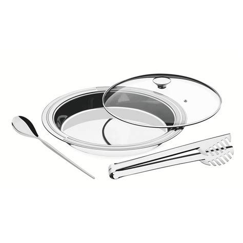 Tramontina Ciclo Round Stainless Steel Serving Set Pc Set Tramontina