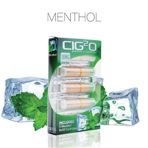 cigo classic menthol refill cartomizer  pack cigartoyzcom