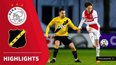 Samenvatting Jong Ajax Nac Breda Youtube