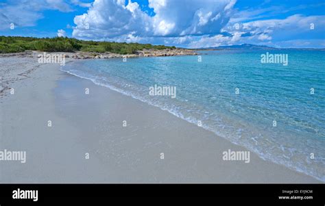 Sardinia Italy Beach Of Cala Sabina Near Golfo Aranci Stock Photo Alamy