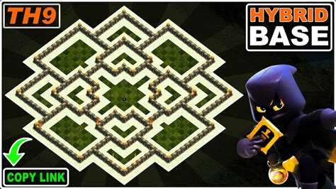 New Best Th9 Base 2023 With Copy Link Clash Of Clans Youtube