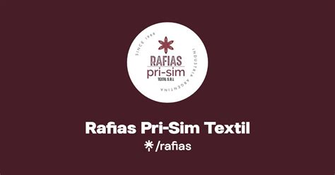 Rafias Pri Sim Textil Instagram Facebook Linktree