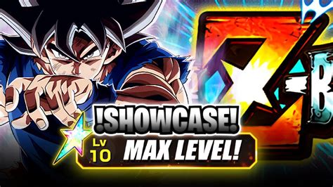 El Primer Eza Del Ani Showcase Goku Ui Str Lr Eza Dbz Dokkan Battle Youtube