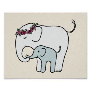 Mom And Baby Elephant Drawing at PaintingValley.com | Explore ...