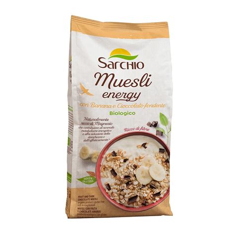 Sarchio Muesli Energy Senza Glutine Bio Foodu