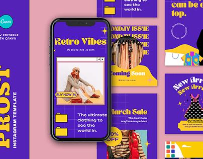 Check Out New Work On My Behance Profile Prost Canva Retro Instagram