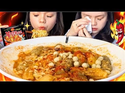 MUKBANG BASO ACI TULANG RANGU CAMPUR SAMYANG PEDESNYA KELEWATAN