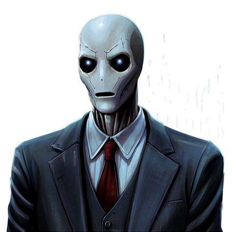 Download Creepy Slender Man Art Png 05252024