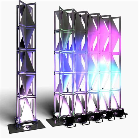 Stage Decor Modular Wall Column D Model By Akerstudio