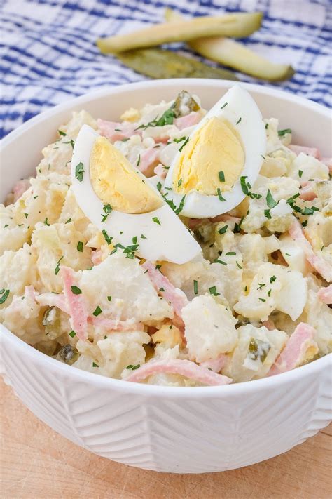 Creamy German Potato Salad Kartoffelsalat Recipes From Europe