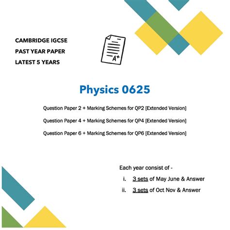 Physics Cambridge Igcse Paper Past Year Paper May June