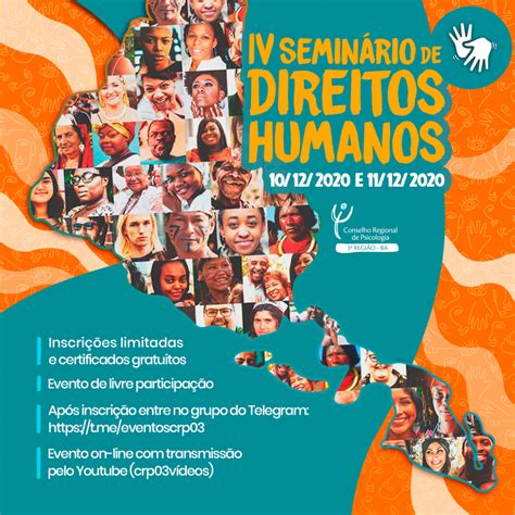 Iv Seminário De Direitos Humanos Notícias Conselho Regional De