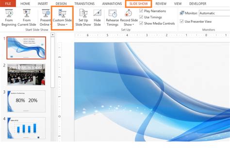 How To Make a Custom Slide Show in PowerPoint 2016? - Free PowerPoint Templates