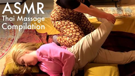 Asmr Thai Massage Compilation Unintentional Asmr Real Person Asmr