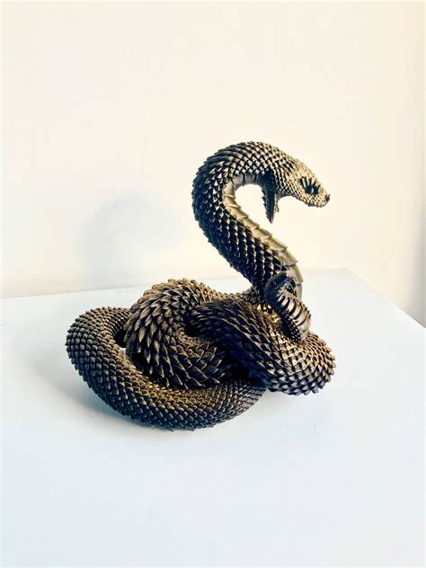 Snake Serpent Sculpture Statue Ornament Animal Figure - Etsy