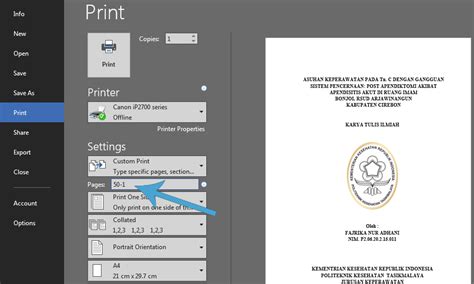 Cara Mencetak Halaman Dari Belakang Di Microsoft Word Zalrizblog