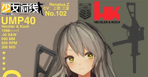 Ump40ドールズフロントライン Ump40 焰の魔女和榴弹小姐のイラスト Pixiv