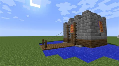 (Detail) Rope on Drawbridge : Minecraft