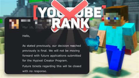 Why I Don T Have Hypixel Youtube Rank Youtube