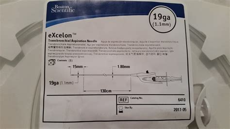 Boston Scientific 6410 Excelon Transbronchial Aspiration Needle 19G