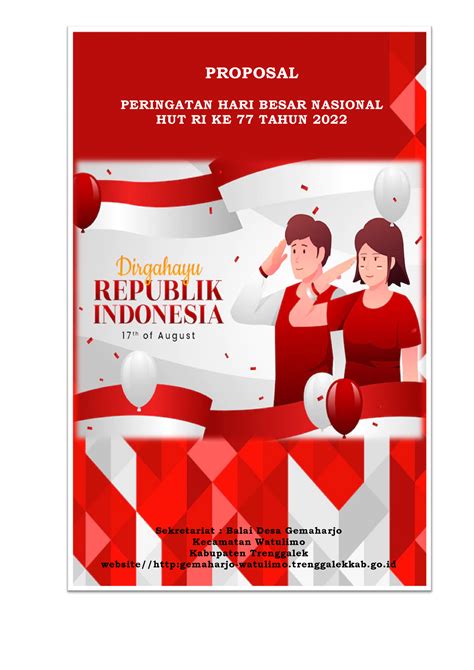 Proposal Hut Ri 78 Yayaya Proposal Peringatan Hari Besar Nasional Hut Ri Ke 77 Tahun 2022