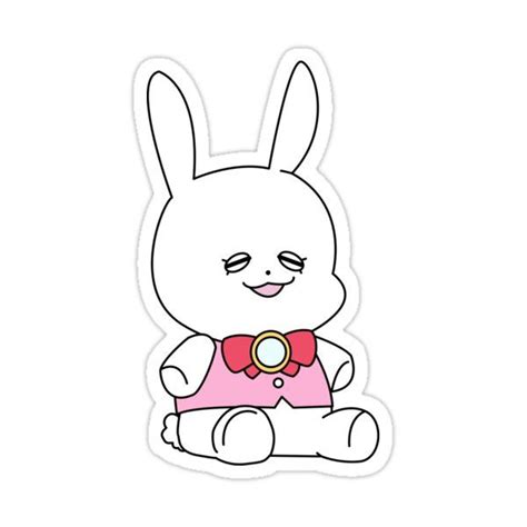 Promised Neverland Connies Stuffed Bunny Version A Sticker For Sale