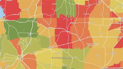 The Safest and Most Dangerous Places in Calhoun County, GA: Crime Maps ...