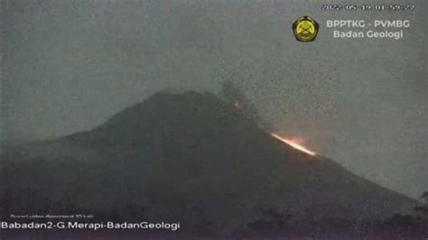 UPDATE Gunung Merapi 30 Mei 2022 Keluarkan 10 Kali Guguran Lava Pijar