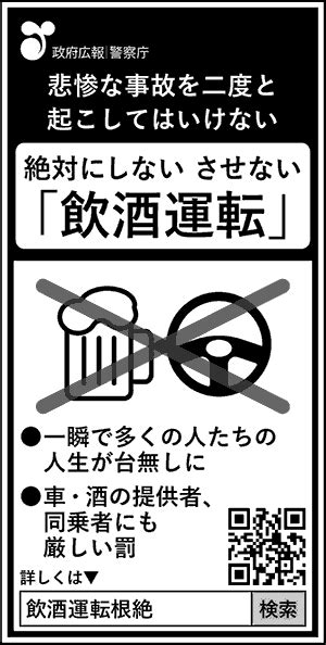 飲酒運転の根絶 政府広報オンライン