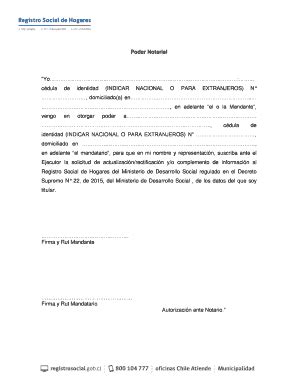 Poder Notarial Ejemplo Fill Online Printable Fillable Blank