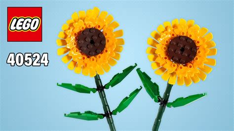 LEGO Sunflowers 40524 191 Pcs Step By Step Building Instructions