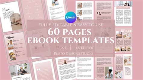 Ebook Template Canva Coaching Guide Book Canva Template Lead Magnet