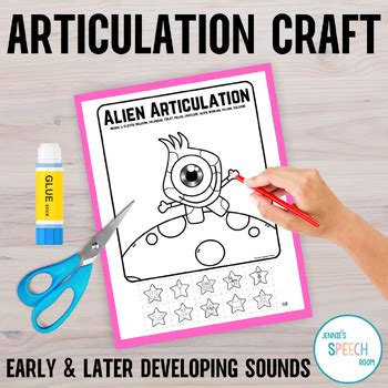 Alien Articulation Craft For Speech Therapy By Jennie S Speech Room