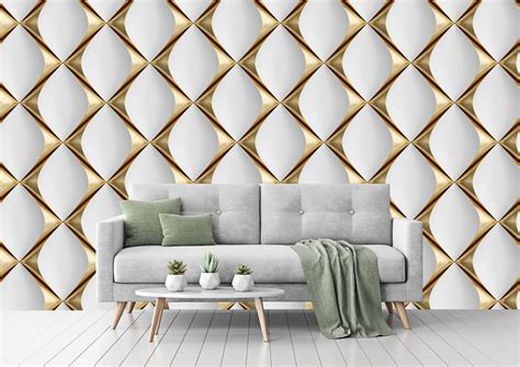 3d Wall Panels Wallpaper Wall Decor Made Of White Background Etsy