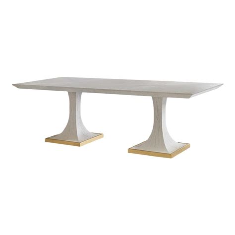 White Modern Dining Table | Chairish