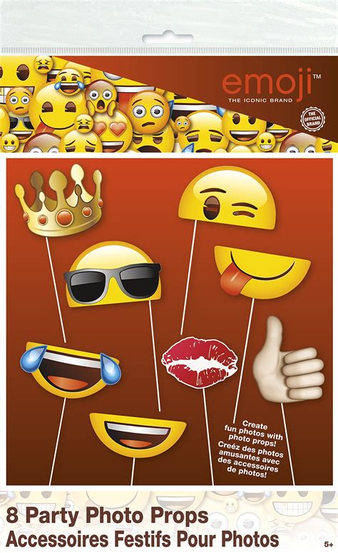 Buy Emoji Photo Booth Props 8pc Online At DesertcartINDIA