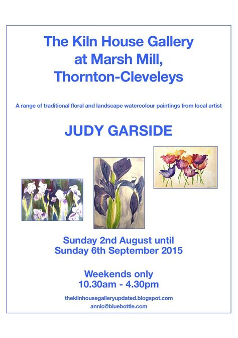 Judy Garside Exhibition Exhibition At The Kiln House Gallery In