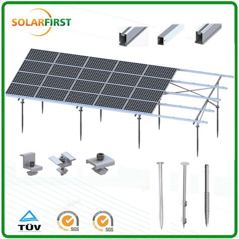 Ground Screw Foundation Solar Panel Mounting Structure Solar Panel