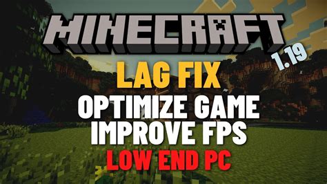 Minecraft Best Settings For Low End Pc And Fix Lag Increase Fps For