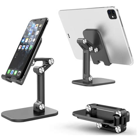 Suporte Para Celular De Mesa P Ipad Iphone Tablet Ajust Vel Dobr Vel