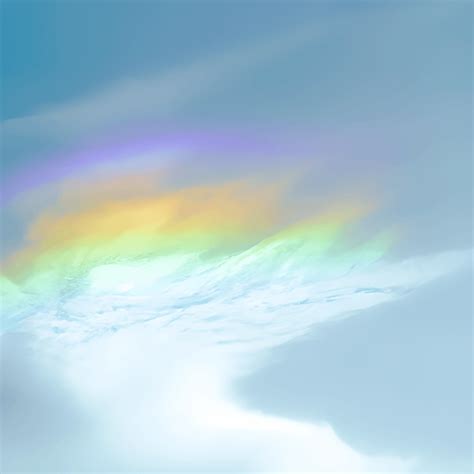 Rainbow Cloud Background · Creative Fabrica