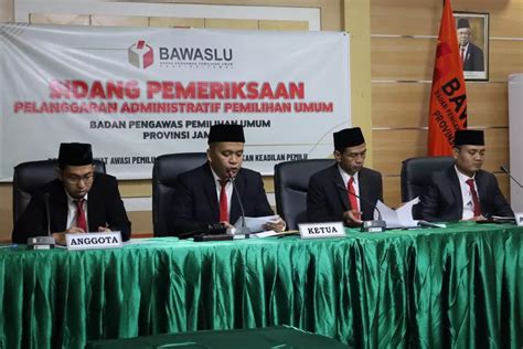 Bawaslu Provinsi Jambi Putuskan Dugaan Penggelembungan Suara Caleg DPR