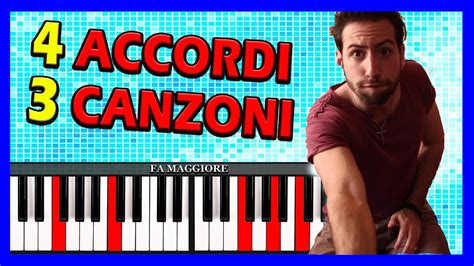 Accordi Canzoni Al Pianoforte Facili Da Suonare Youtube