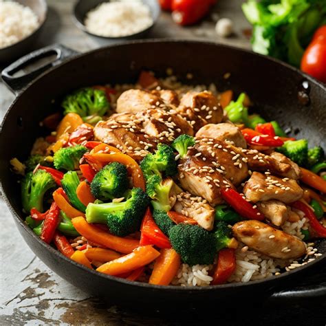 Healthy Chicken And Vegetable Stir Fry Quick And Delicious